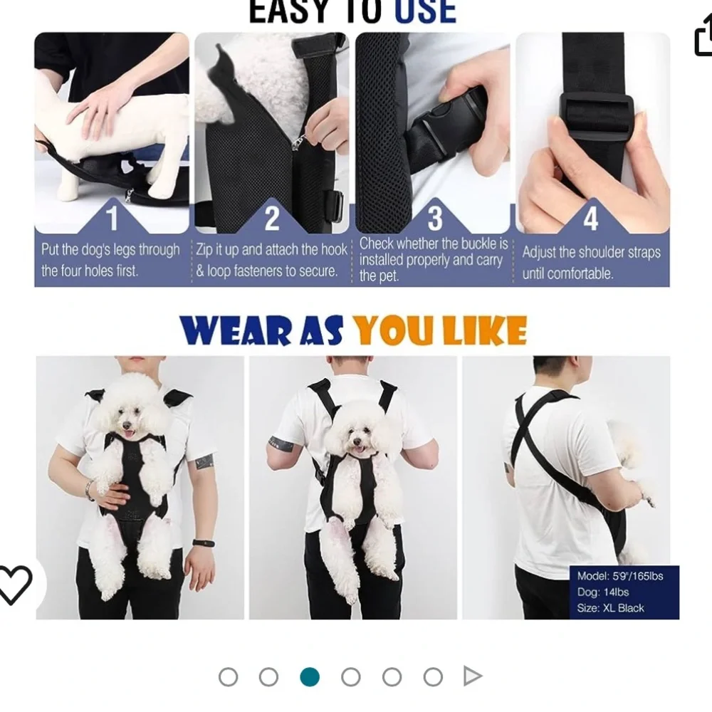 Pet Carrier Backpack NWT